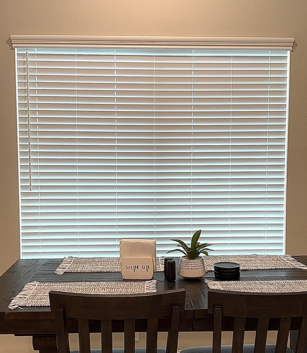 Faux Wood Cordless Blinds (2” slat)