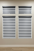 Charcoal Zebra Blinds